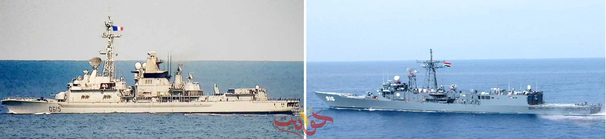 القوات المصرية والفرنسية: ينفذان تدريباً بحرياً عابراً بنطاق الأسطول الشمالى بالبحر المتوسط