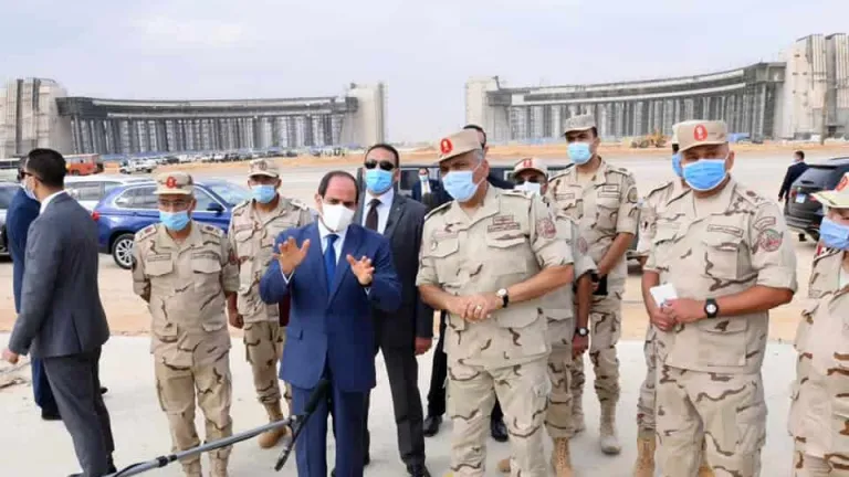 السيسى : يتفقد هذه الأماكن بالعاصمة الإدارية الجديدة (صور)