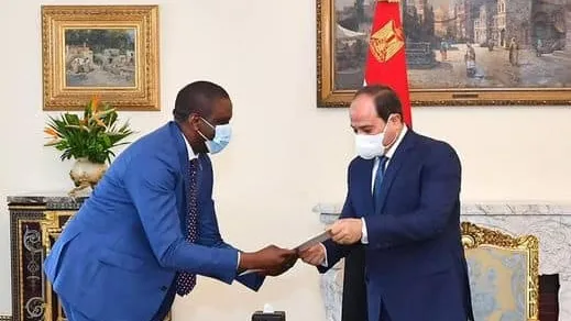 السيسى يتسلم رسالة من رئيس الكونغو حول العلاقات الثنائية بين البلدين