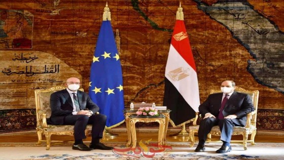 السيسى يناقش حالة التوتر بين العالمين الإسلامي والأوروبي مع رئيس المجلس الاوروبي