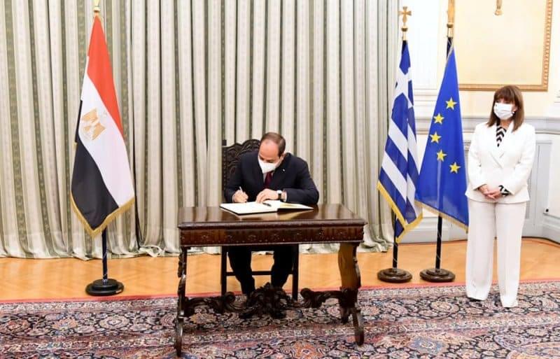 الرئيس السيسي يشارك في مأدبة عشاء رسمية أقامتها رئيسة اليونان تكريما له .. يلقى كلمة هامه