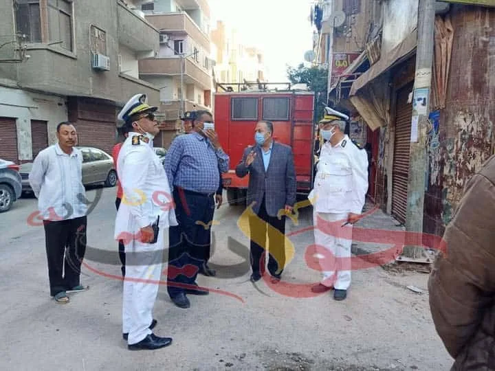 انهيار منزل قديم خالي من السكان دون اصابات