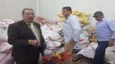 بالصور .. ضبط ما يقرب من 2.5 طن لحوم غير صالحة للإستهلاك الآدمى بأحد الثلاجات