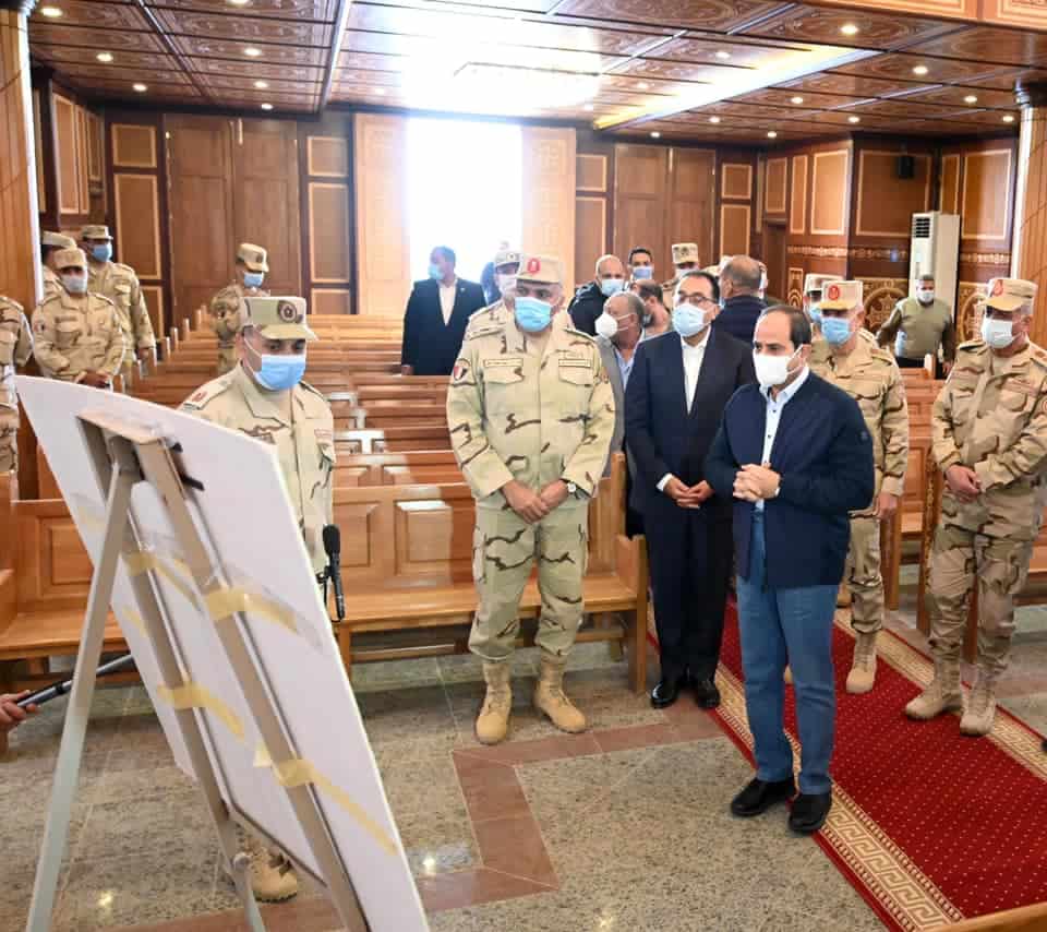 شاهد بالصور .. الرئيس عبد الفتاح السيسي يتفقد مقر مركز قيادة الدولة الاستراتيجي بالعاصمة الإدارية الجديدة