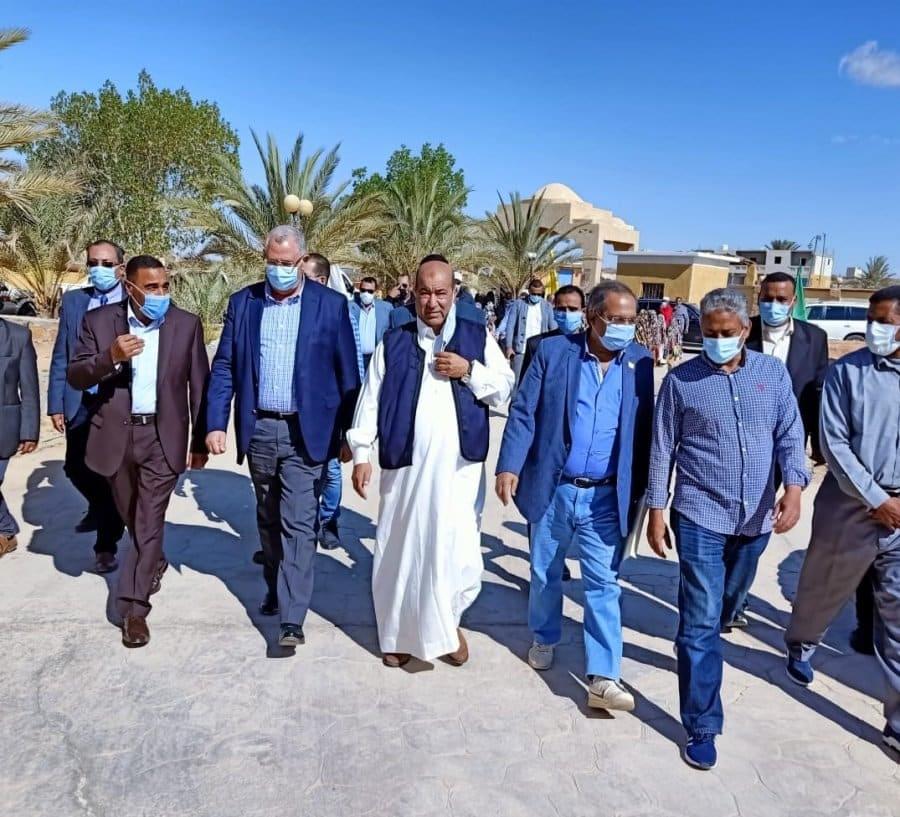 لهذه الاسباب .. وزير الزراعة ومحافظ مطروح يجتمعان مع عمد وعواقل سيوة