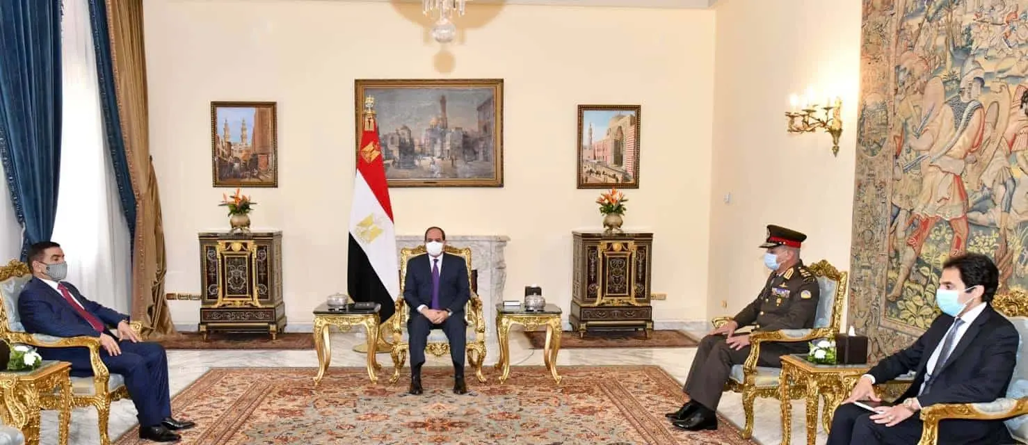 لهذه الأسباب .. الرئيس السيسى يستقبل وزير دفاع جمهورية العراق