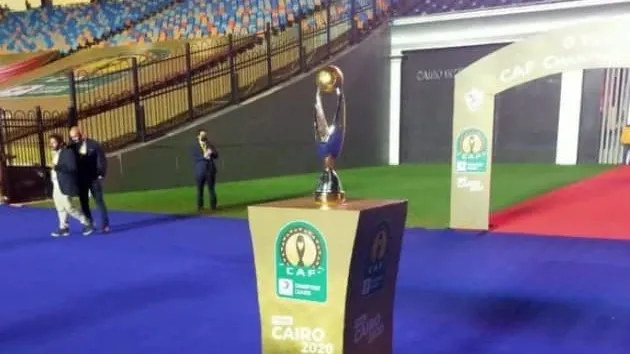 وسط اجراءات احترازية مشددة .. ظهر كأس أفريقيا في المكان المخصص له باستاد القاهرة