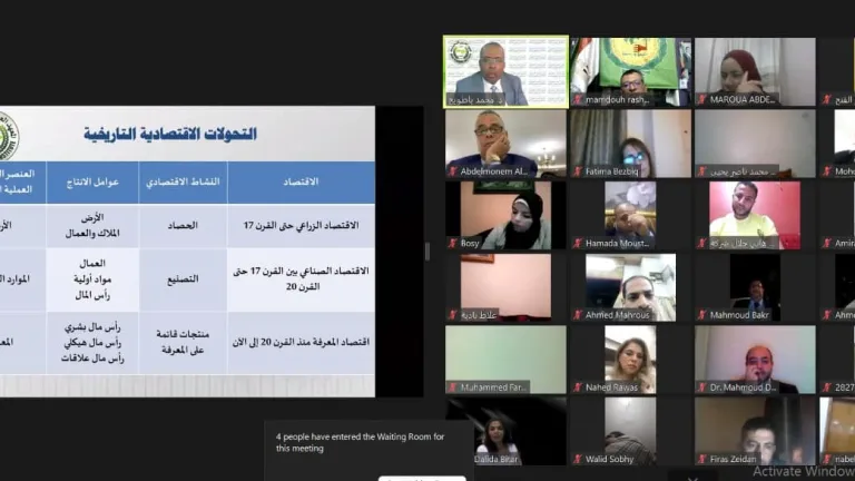 أمين عام الاتحاد العربى للبيئة: لابد من تمكين الشباب للاندماج في إقتصاد المعرفة والتحول الرقمي