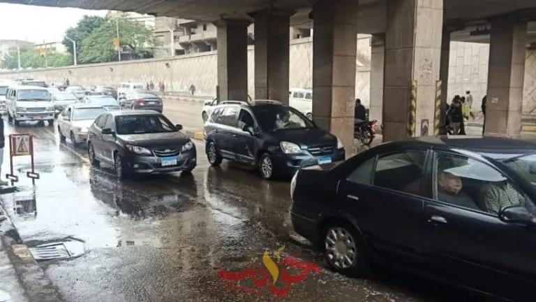 سقوط أمطار بمحافظتى القاهرة والجيزة .. القابضة لمياه الشرب والصرف الصحي شفط التجمعات فى الحال (صور)