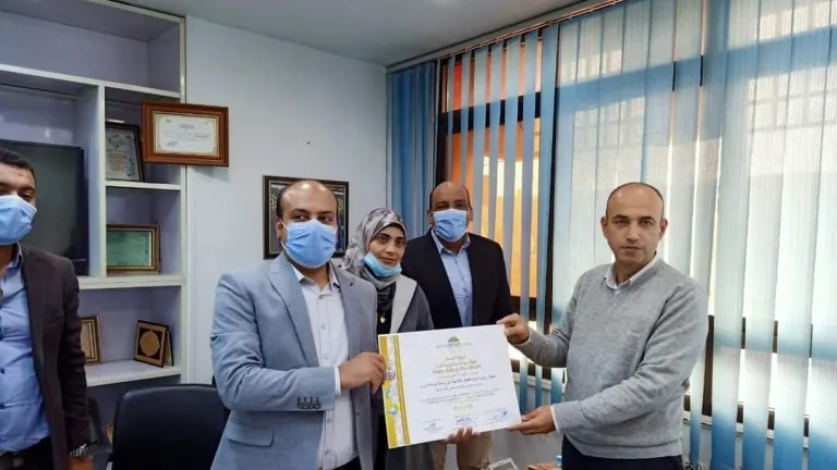 محطة مياه الخاشعة بكفر الشيخ تحصل على شهادة الجودة