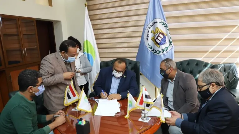 مياه أسيوط: توقع بروتوكول تعاون لمد خدمة الصرف الصحى بدير درنكة ودرنكة الجديدة