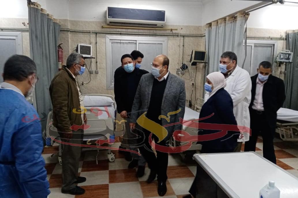 بإجمالى 60 سرير بعد التوسعة .. الشهابى يتفقد العناية المركزة فى مستشفى الحوامدية العام استعدادا للموجة الثانية لمجابهة كورونا .. يوجه الشكر للطاقم الطبى والعاملين (صور)