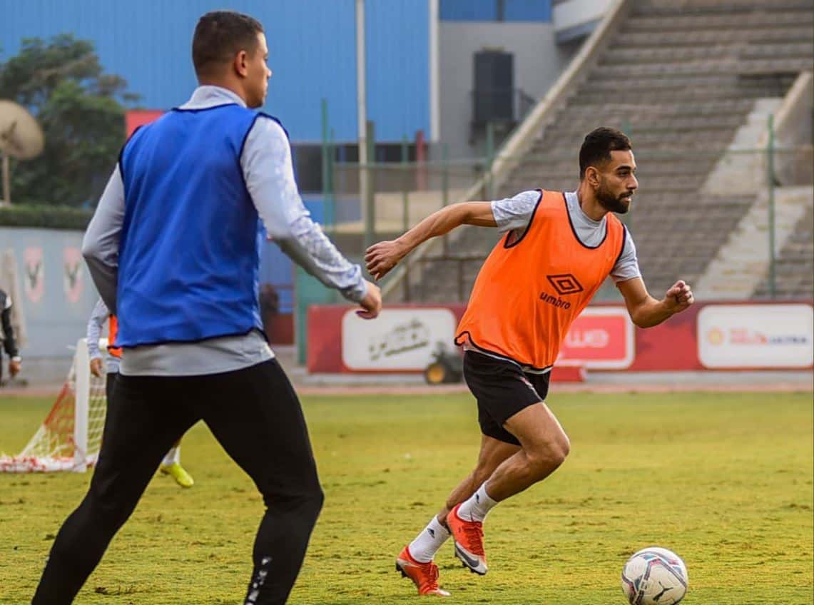 بالصور .. الأهلي يواصل استعداداته لمواجهة مصر المقاصة