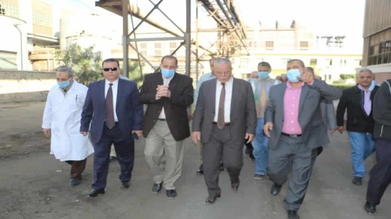 عقب توليه منصبه .. جولة تفقدية لرئيس مجلس إدارة شركة السكر والصناعات التكاملية بمصانع الحوامدية