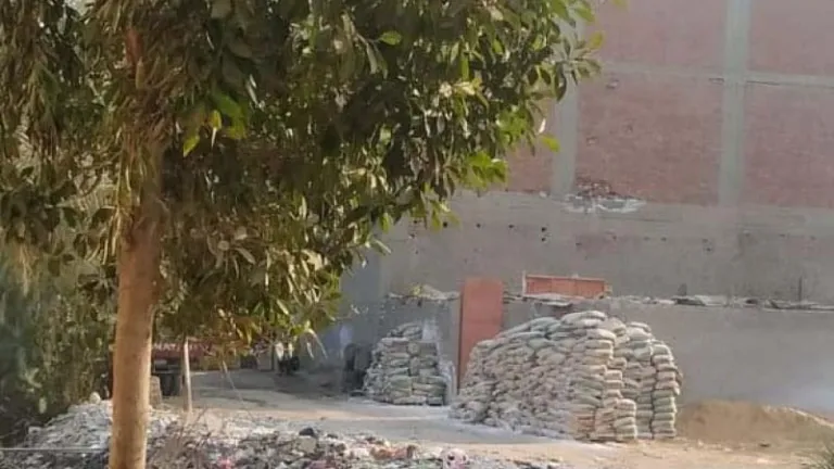 نائب محافظ الجيزة يأمر بتحرير محضر لورشة بلاط فى الحوامدية