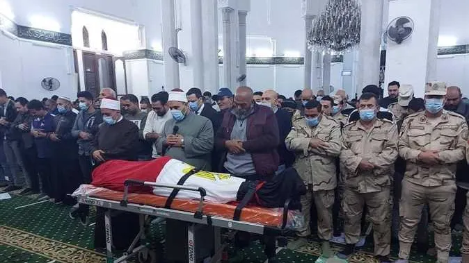 شاهد بالصور .. بورسعيد تودع شهيدها المجند عبدالغني الزيني