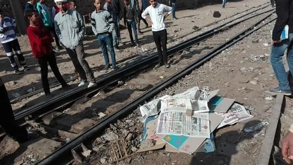 مصرع فتاة أسفل عجلات القطار بالعياط