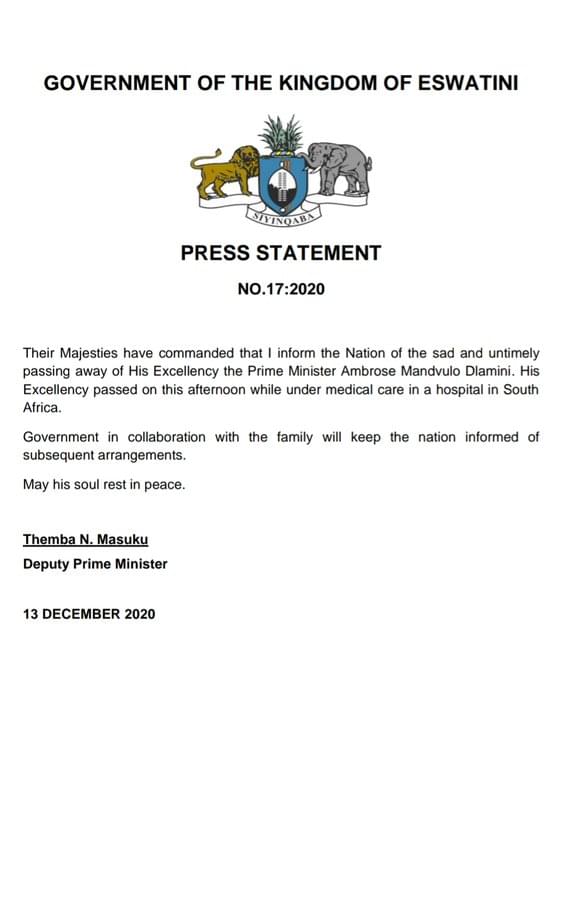 بعد إصابته بكورونا .. وفاة رئيس وزراء هذه الدولة