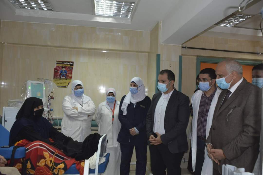 محافظ الجيزة يتفقد مستشفيات أبو النمرس والحوامدية العام