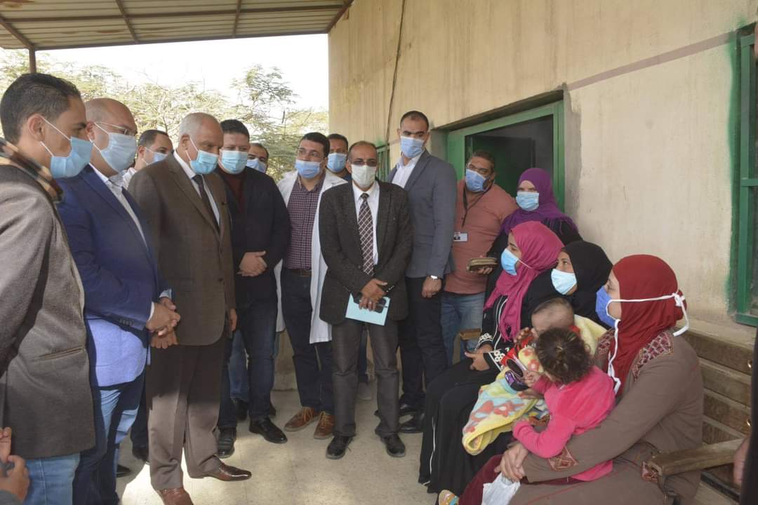 محافظ الجيزة يتفقد مستشفيات أبو النمرس والحوامدية العام