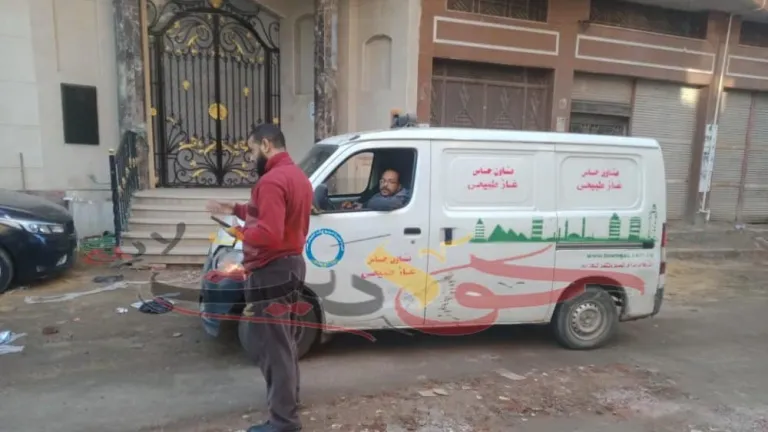 مسئولوا الغاز الطبيعى  "الشمامه" جابت الحوامدية بالكامل ولا يوجد أثار للتسريب .. يوضحون اسباب الرائحه التى ظهرت