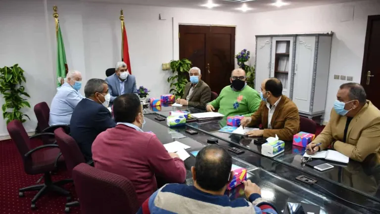 مياه المنيا : اجتماع مع برنامج الوكالة الأمريكية للدعم المؤسسى IWSSTA