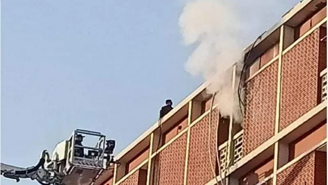 حريق بمستشفى ابوريش اليابانى للاطفال .. الحماية المدنية تدفع ب 7 سيارات للسيطرة على الموقف