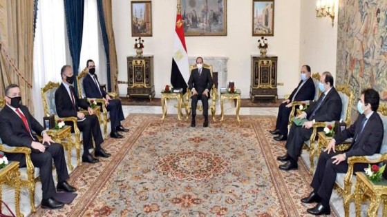 الرئيس السيسى يستقبل وزير الخزانة الأمريكي “منوشن”