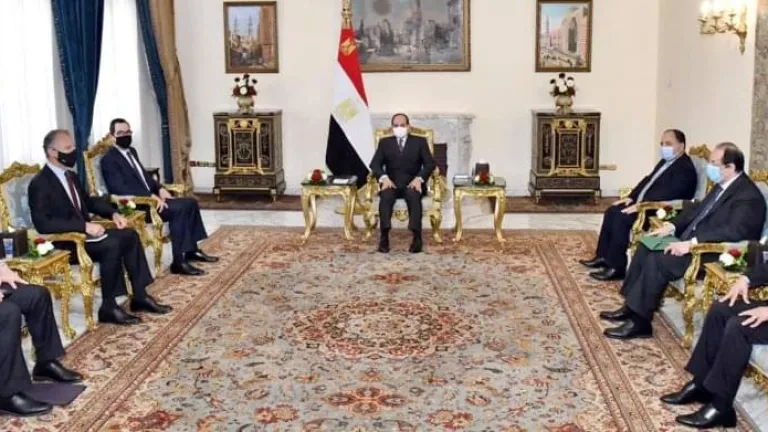 الرئيس السيسى يستقبل وزير الخزانة الأمريكي "منوشن"