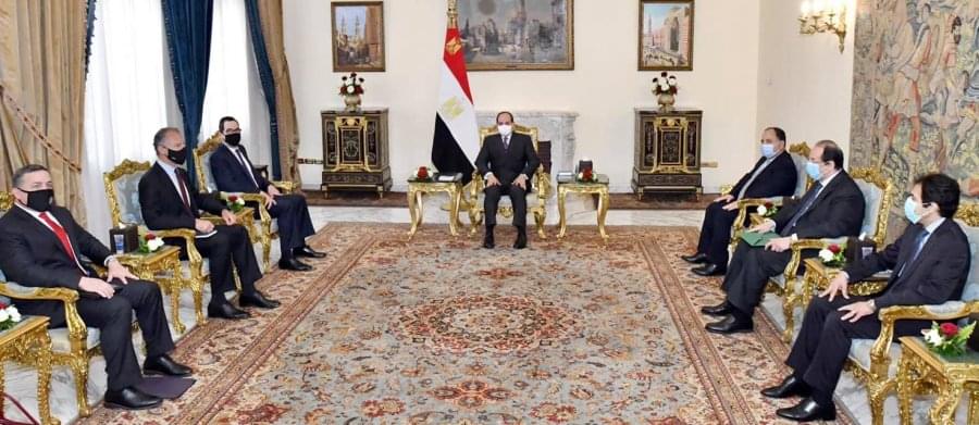 الرئيس السيسى يستقبل وزير الخزانة الأمريكي "منوشن"