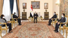 الرئيس السيسى يستقبل المبعوث الخاص لرئيس غانا