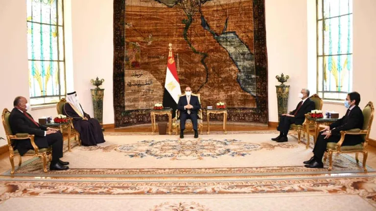خلال استقباله لـ العسومي .. السيسى يؤكد على وحدة الصف من أجل الأمن القومى العربى