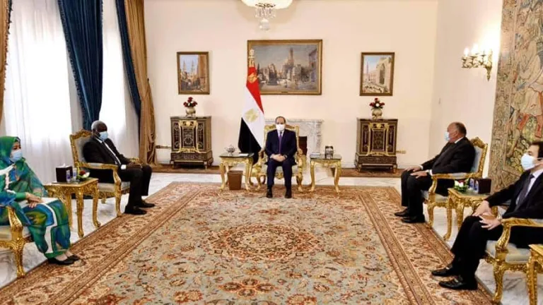 السيسى: نرفض أي عمل أو إجراء يمس بحقوق مصر في مياه النيل