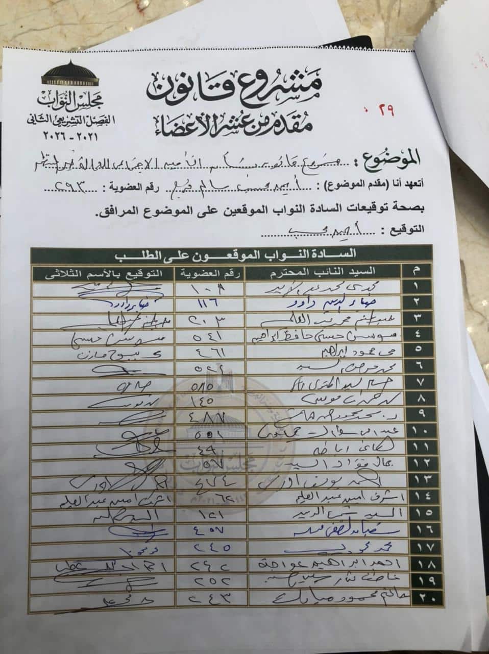 مشروع قانون أمام مكتب مجلس النواب لعمل معاش للعمالة غير المنتظمة فى مصر