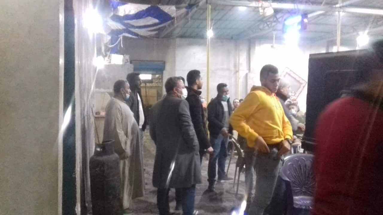 غلق ملاهي مخالفة تجمع الأطفال ورفع المخالفات من المحلات والشيش من المقاهي بالصف