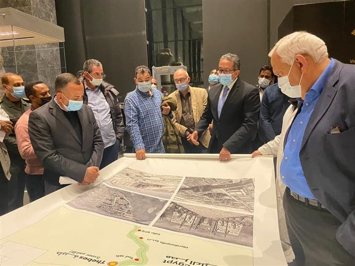 مستشار رئيس الجمهورية يتفقد متحف العاصمة الإدارية 2 مستشار رئيس الجمهورية يتفقد متحف العاصمة الإدارية