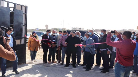 محافظ البحر الأحمر يفتتح محطة معالجة الصرف الصحي الثلاثية المدمجه بمرسي علم