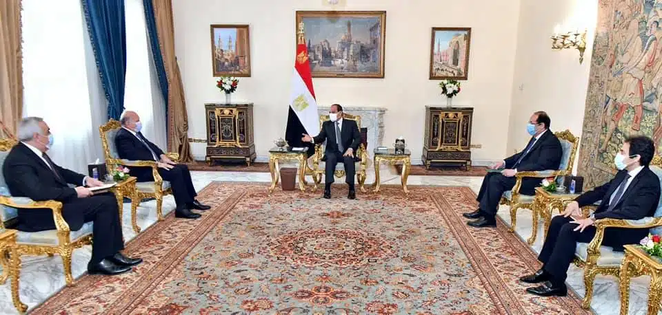السيسي يؤكد لوزير خارجية العراق سياستنا قائمة على مبادئ رشيدة وثوابت أخلاقية متوازنة