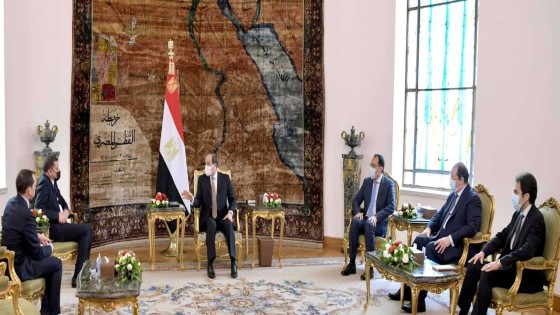 خلال استقباله لرئيس الحكومة الليبية الجديد .. الرئيس السيسى مصر حريصة على دعم الشعب الليبي