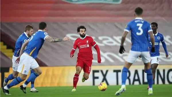 التعادل سلبي يسيطر على مباراة ليفربول وبرايتون فى الشوط الأول