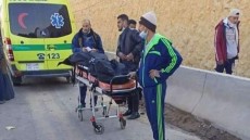 عاجل.. وفاة عروسين و9 من المعازيم في حادث تصادم على طريق الكريمات بالصور