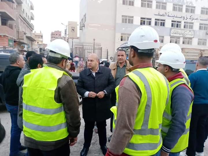 الشهابي يتفقد تمركزات معدات مواجهة الأمطار بالصف وأطفيح وطريق مصر اسيوط