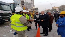 الشهابي يتفقد تمركزات معدات مواجهة الأمطار بالصف وأطفيح وطريق مصر اسيوط