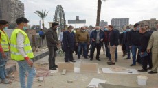 محافظ الجيزة يتفقد أعمال تطوير كورنيش النيل منه مح بأحياء الدقى والعجوزة وجنوب الجيزة