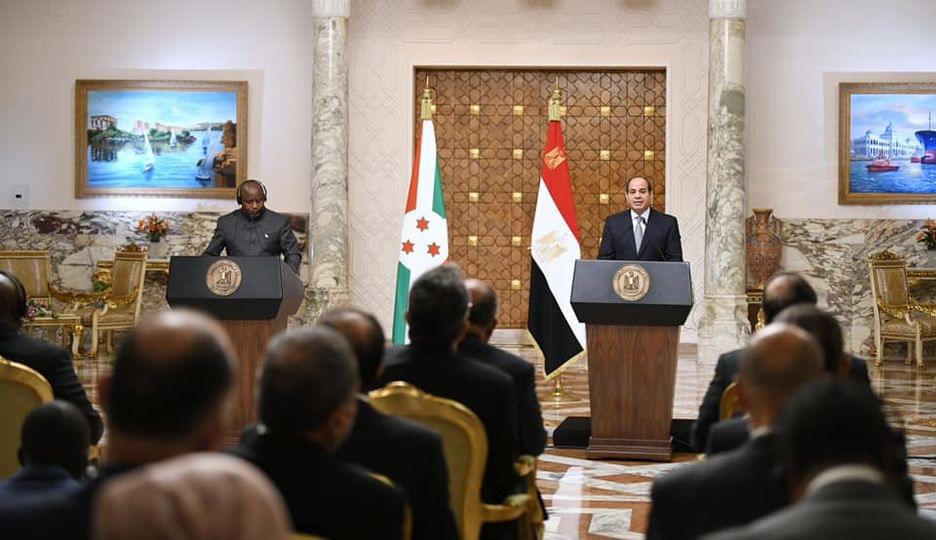 ننشر نص كلمة الرئيس السيسي خلال المؤتمر الصحفي المشترك مع إيفاريست ندايشيمي رئيس جمهورية بوروندي