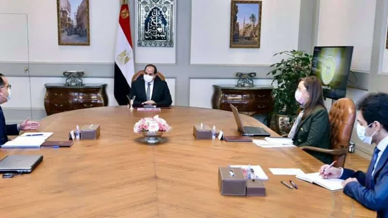توجيهات هامة من الرئيس السيسى لرئيس الوزراء ووزيرة التخطيط