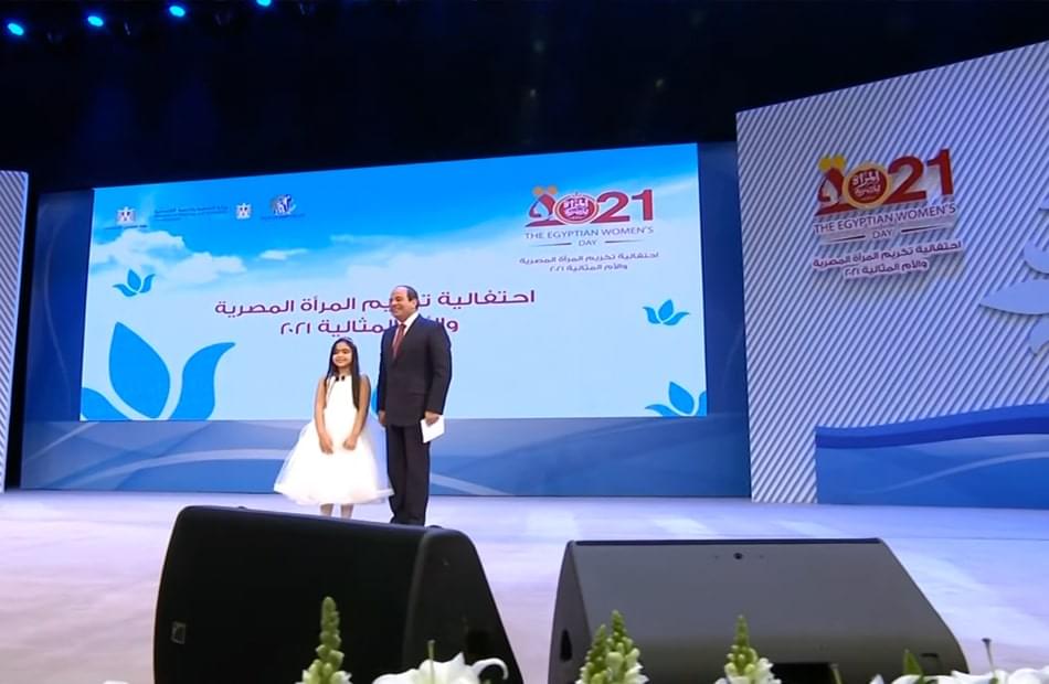 جابر الخواطر .. الرئيس السيسى يحقق حلم الطفلة مايا