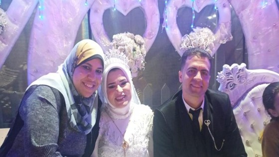 ألف مبروك الزفاف السعيد .. المهندس محمد سلامة على الانسة زينب أحمد