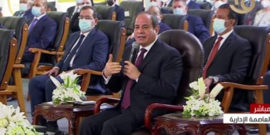 السيسي : من حقكم تقلقوا على المياه .. أنا كمان قلقان مثلكم موجهاً عتاب للمصريين .. فما هو!!