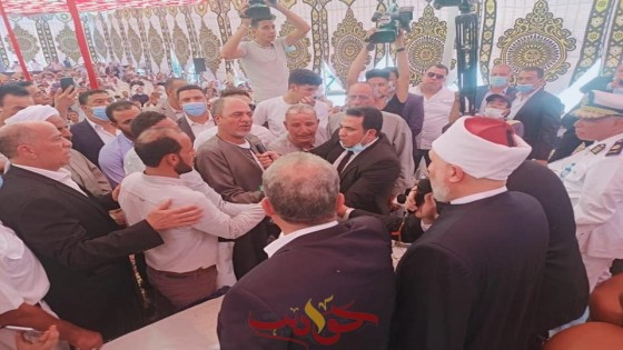 بالكفن إنهاء خصومة ثأرية فى التبين بين أبناء العمومة .. شاهد الصور